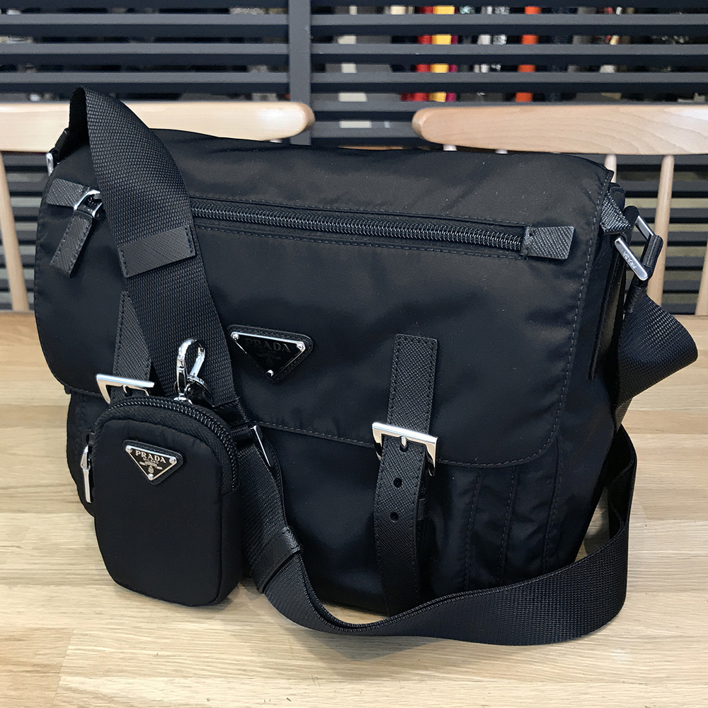 Prada Re Shoulder Bag Black Clutch